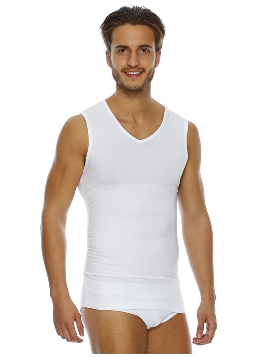 Blackspade Beyaz Erkek İç Giyim Atlet 4