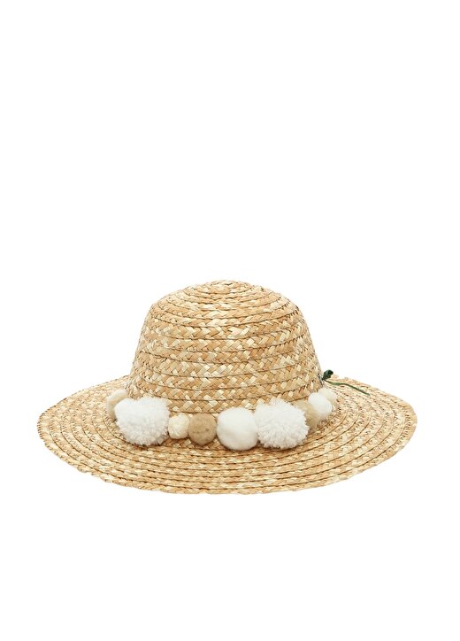 Boyner Fresh Açık Beyaz Kadın Hasır Şapka 1