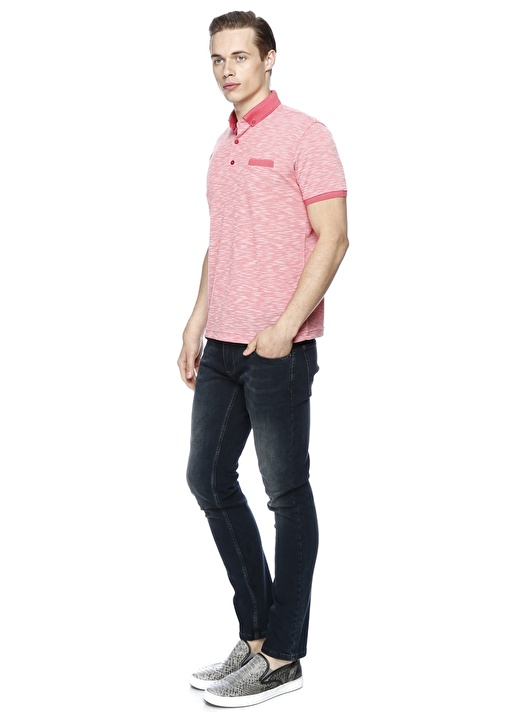 George Hogg Polo Yaka Pembe T-Shirt 2