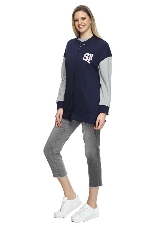 T-Box Lacivert Sweatshirt 2