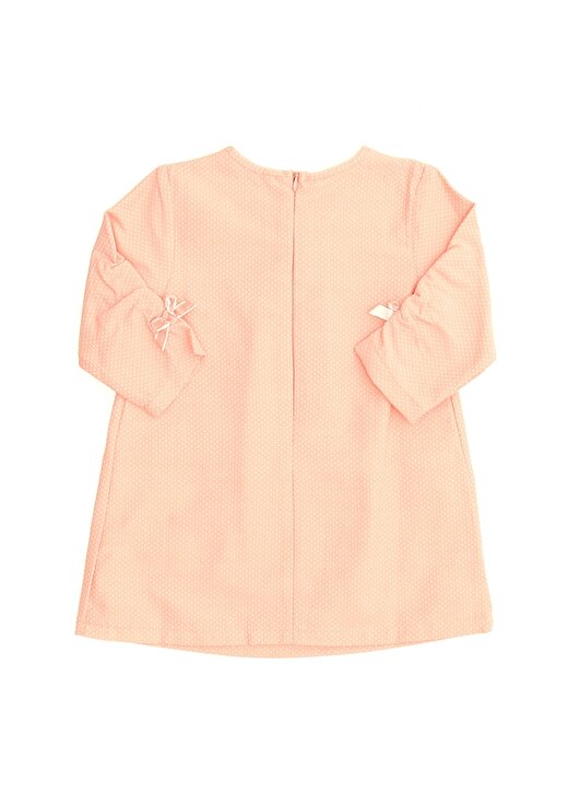 Pink&Orange Çocuk Puantiyeli Pembe Elbise 2