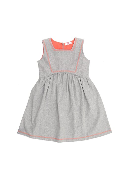 Pink&Orange Çocuk Gri Elbise 1