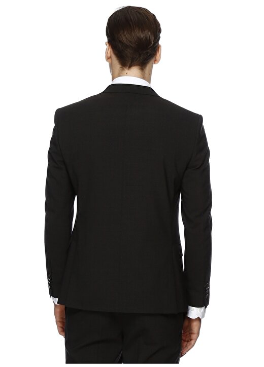 Pierre Cardin Slim Fit Siyah Takım Elbise 4