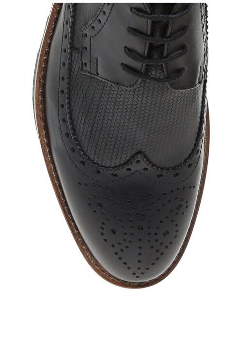 İnci Erkek Siyah Klasik Klasik Ayakkabı 4