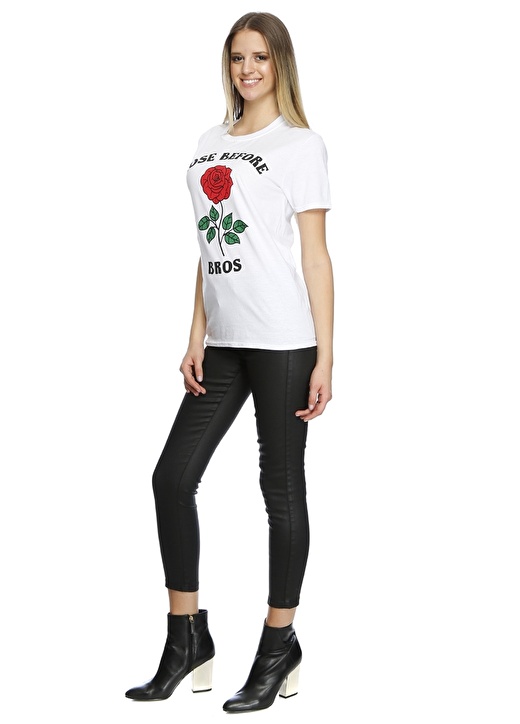 Missguided Beyaz T-Shirt 2