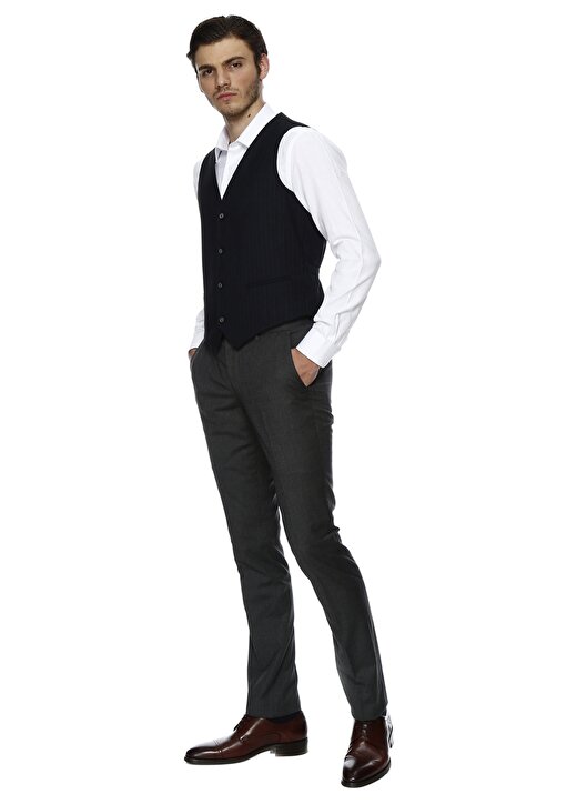 George Hogg Uzun Kol Lacivert Erkek Takım Elbise 3