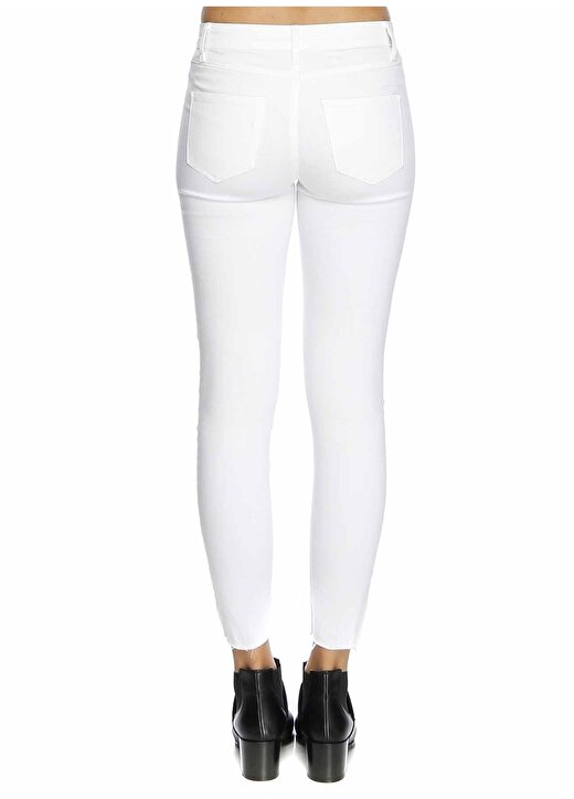 Vero Moda Beyaz Denim Pantolon 4