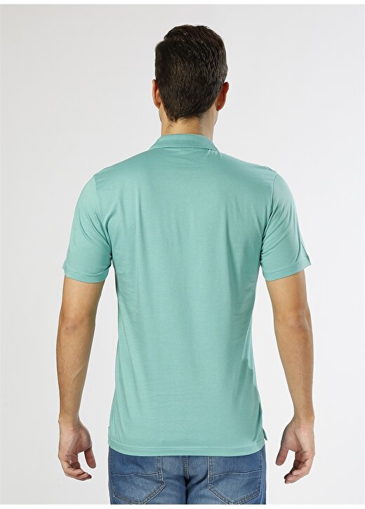 Cotton Bar Polo Yaka Yeşil T-Shirt 4