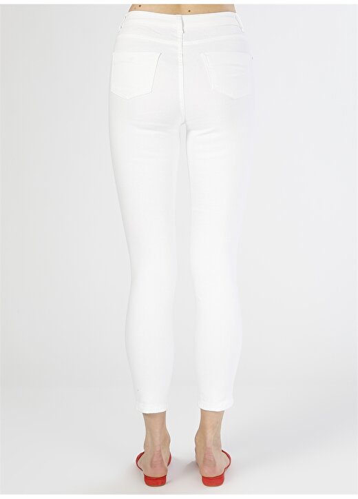 Fabrika Skinny Beyaz Pantolon 4