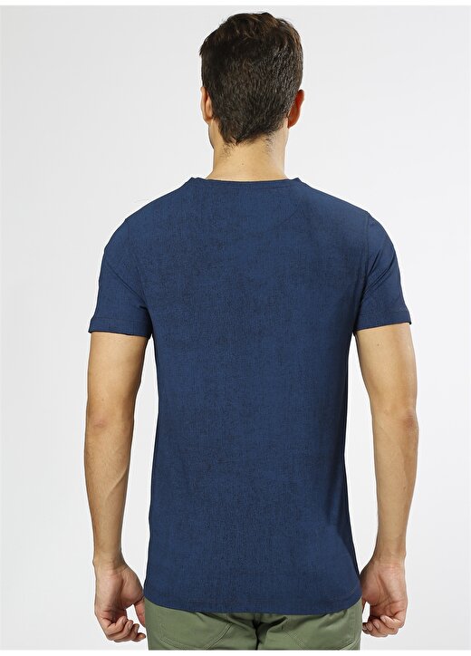 Fabrika İndigo Mavisi T-Shirt 4