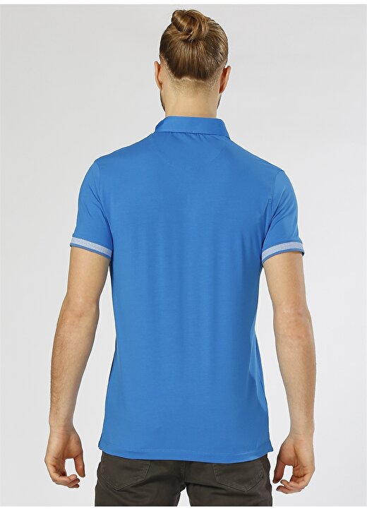 Fabrika Polo Yaka Saks Mavisi T-Shirt 4