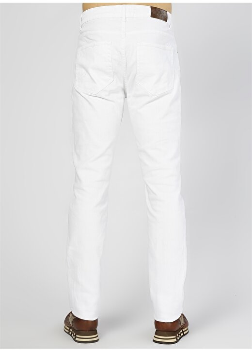 Limon Beyaz Klasik Pantolon 4