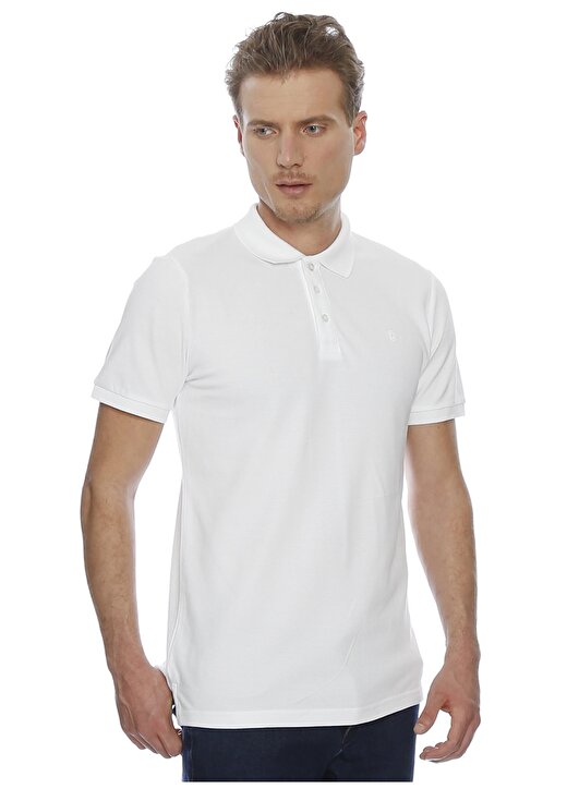 Limon Beyaz Düz T-Shirt 3