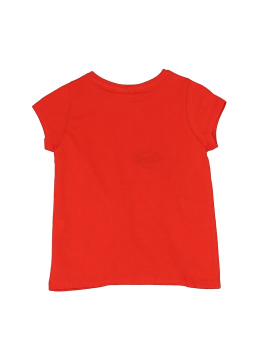 Pink&Orange Kız Çocuk Yazılı Kırmızı T-Shirt 2