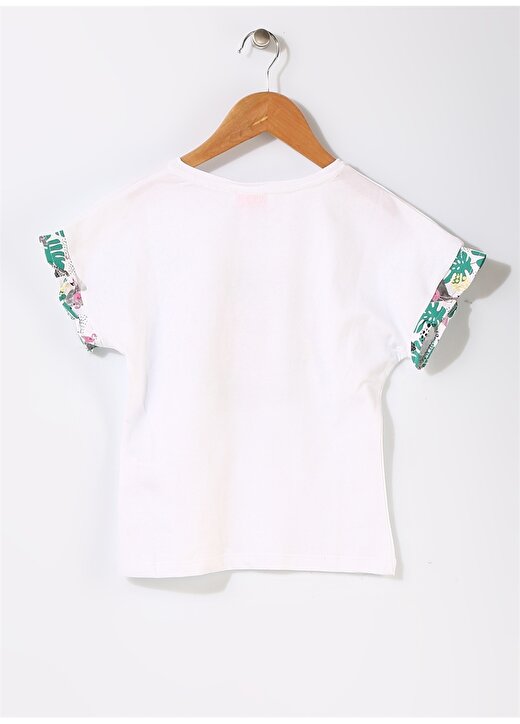 Pink&Orange Çocuk Yazılı Beyaz T-Shirt 2