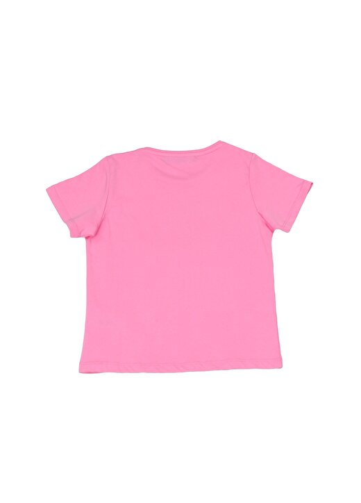 Limon Kız Çocuk Çift Desenli Pullu T-Shirt 3