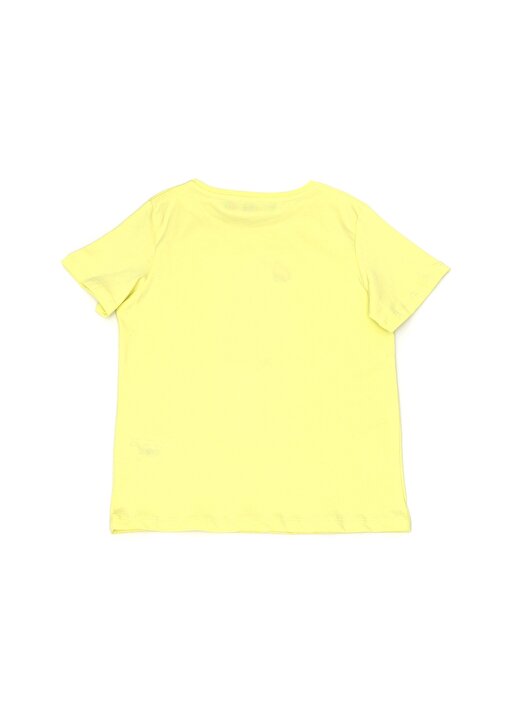 Limon Çift Desenli Pullu Sarı T-Shirt 3