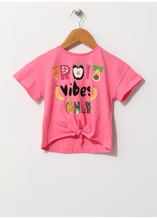 Limon Çocuk Yazılı Pembe T-Shirt 1