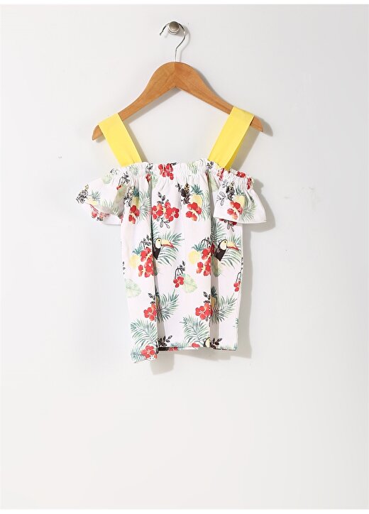 Limon Çiçek Desenli T-Shirt 2