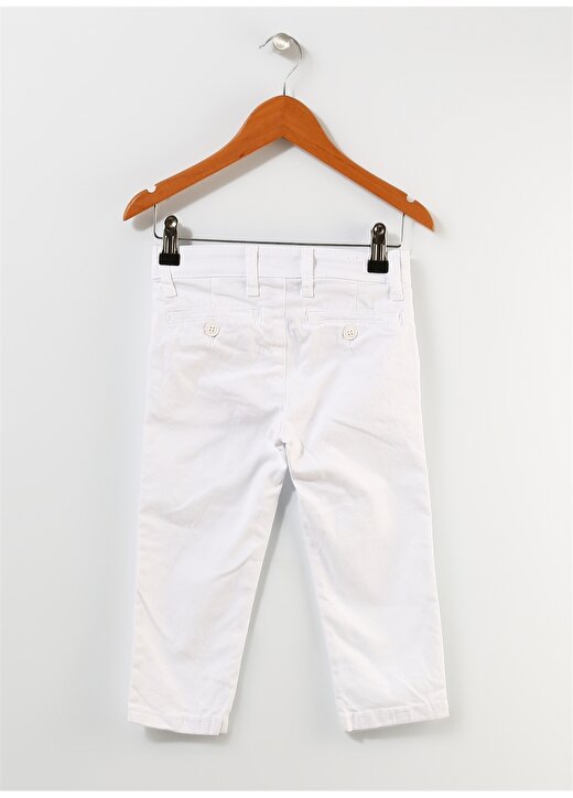 Limon Erkek Çocuk Normal Paça Beyaz Pantolon 2