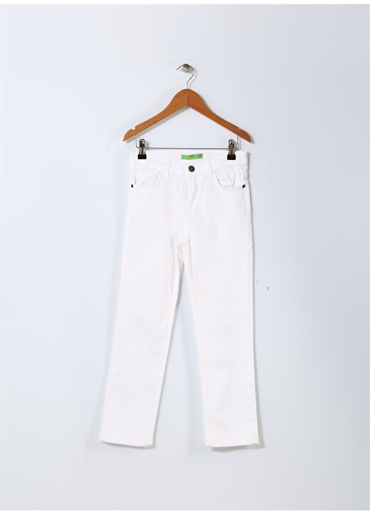 Limon Normal Paça Beyaz Pantolon 1