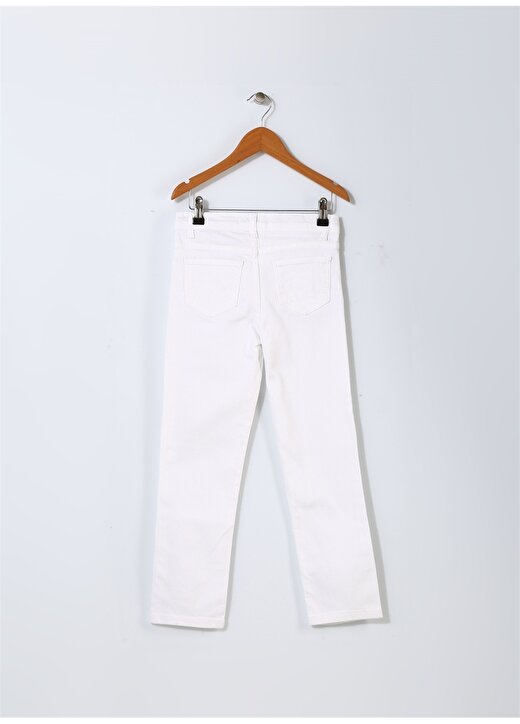Limon Normal Paça Beyaz Pantolon 2