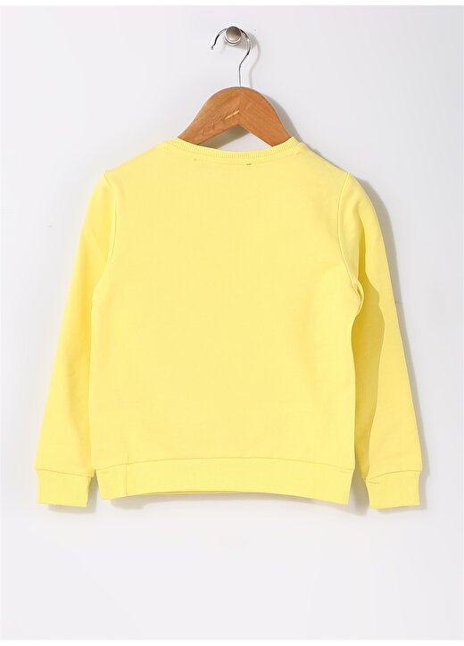 Limon Çocuk Yazılı Sarı Sweatshirt 2