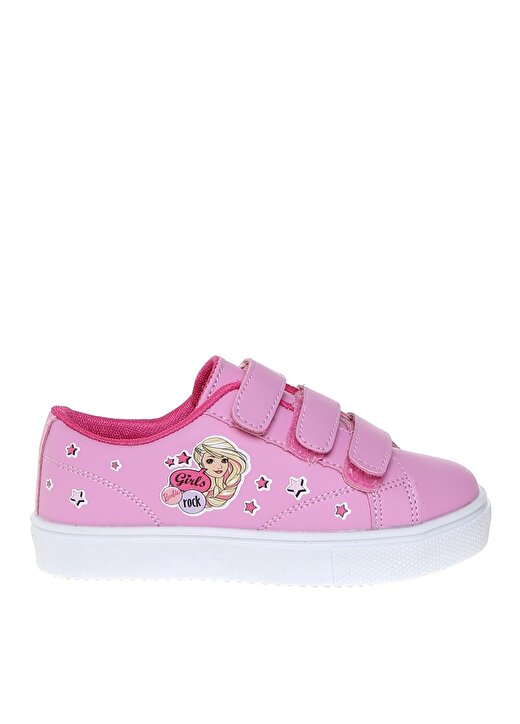 Barbie Çocuk Pembe Yürüyüş Ayakkabısı 1
