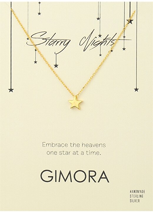 Gimora Stary Nights Star Necklace ( Big) Kolye 2