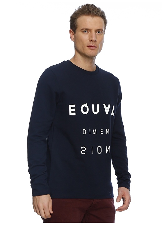 Jack & Jones Koyu Lacivert Erkek Sweatshırt 4