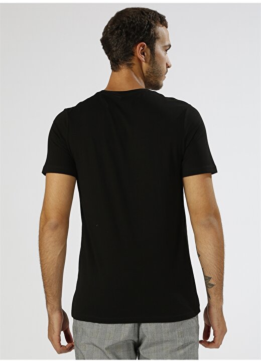 Jack & Jones Baskılı Siyah T-Shirt 4