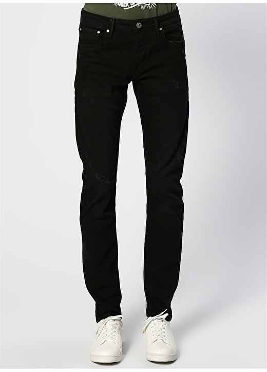 Jack & Jones Jiglenn 909 Siyah Klasik Pantolon 2