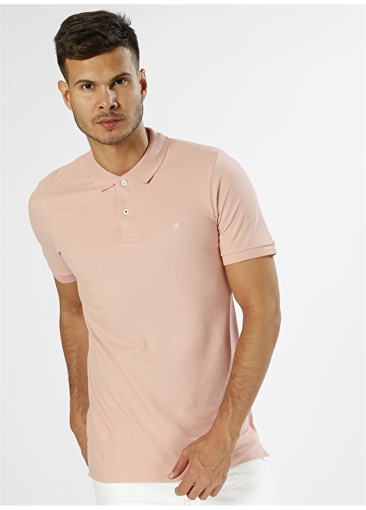 Jack & Jones Polo Yaka Pembe T-Shırt 1