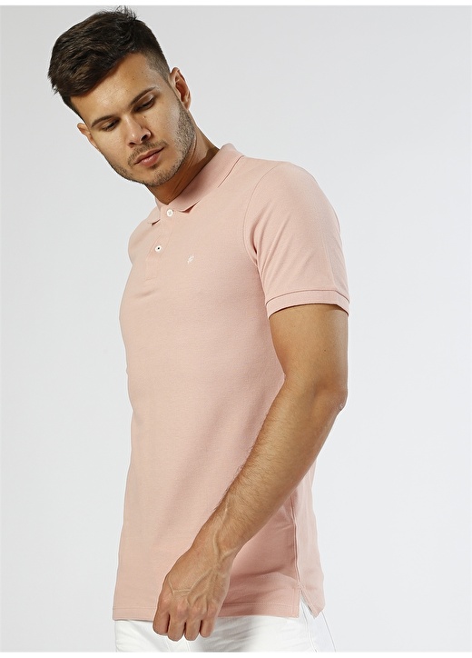 Jack & Jones Polo Yaka Pembe T-Shırt 3