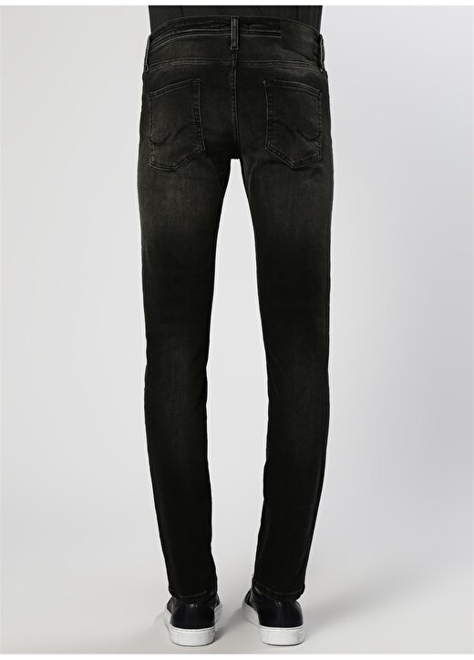 Jack & Jones Eskitme Tasarımlı Siyah Klasik Pantolon 4