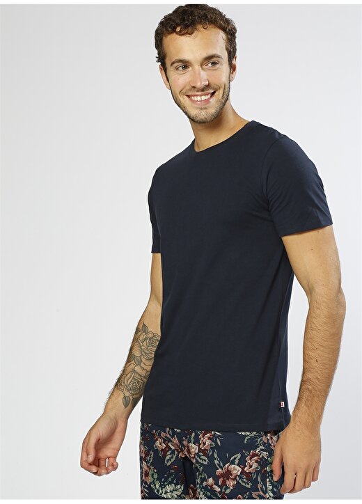 Jack & Jones Basic Lacivert T-Shirt 1