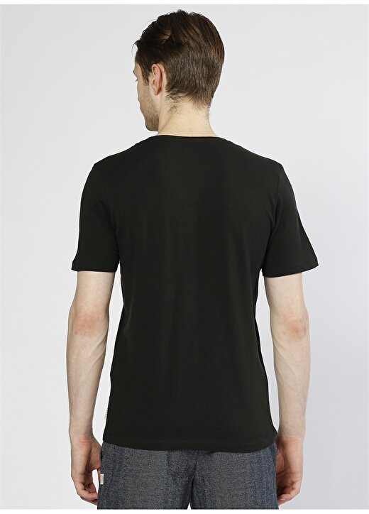 Jack & Jones Yazılı Siyah T-Shirt 4