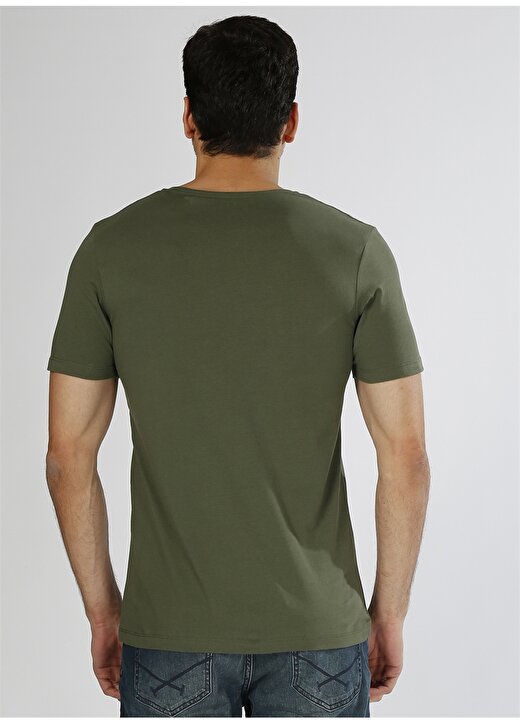Jack & Jones Yeşil Erkek T-Shirt 4