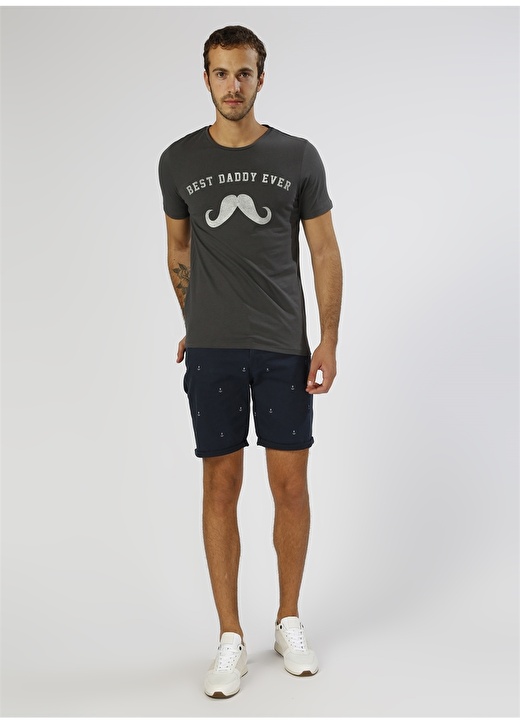 Jack & Jones Baskılı Gri T-Shirt 2