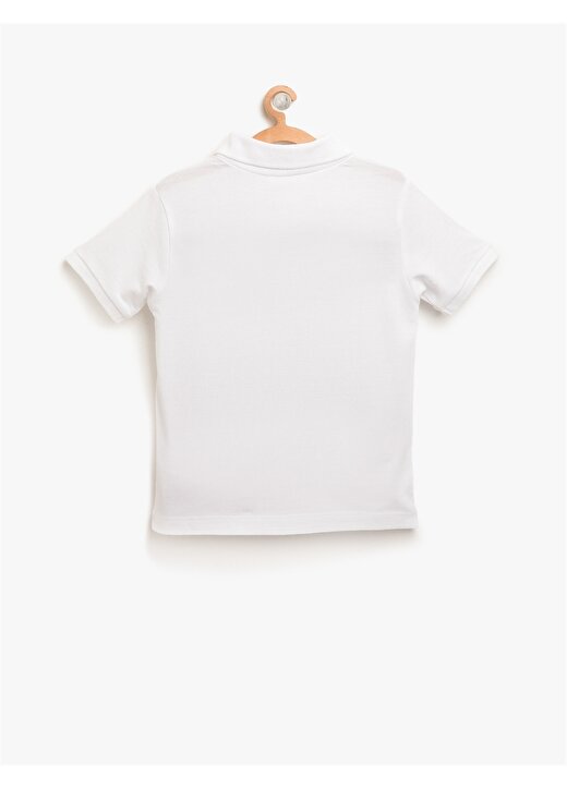 Koton Polo Yaka Beyaz T-Shirt 2