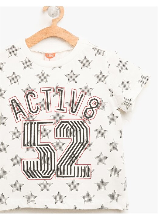 Koton Yıldız Desenli Çocuk T-Shirt 3
