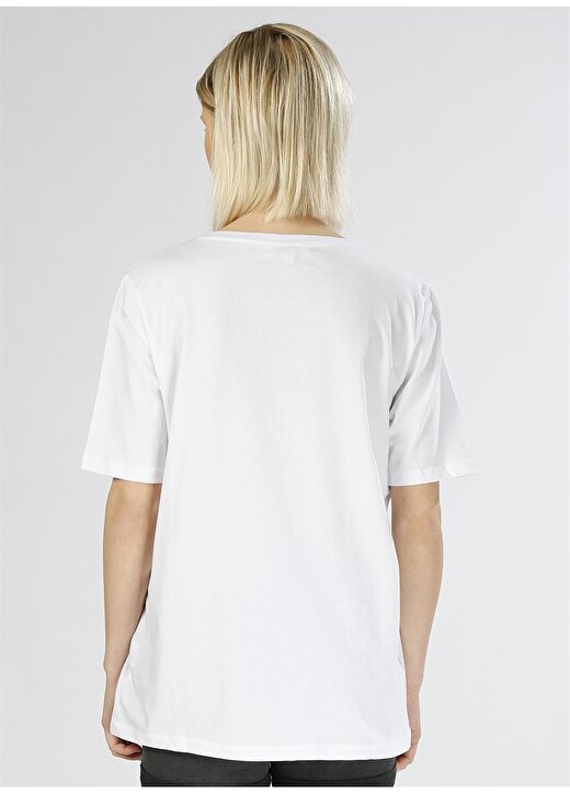 Ole Zebra Baskılı Beyaz T-Shirt 4