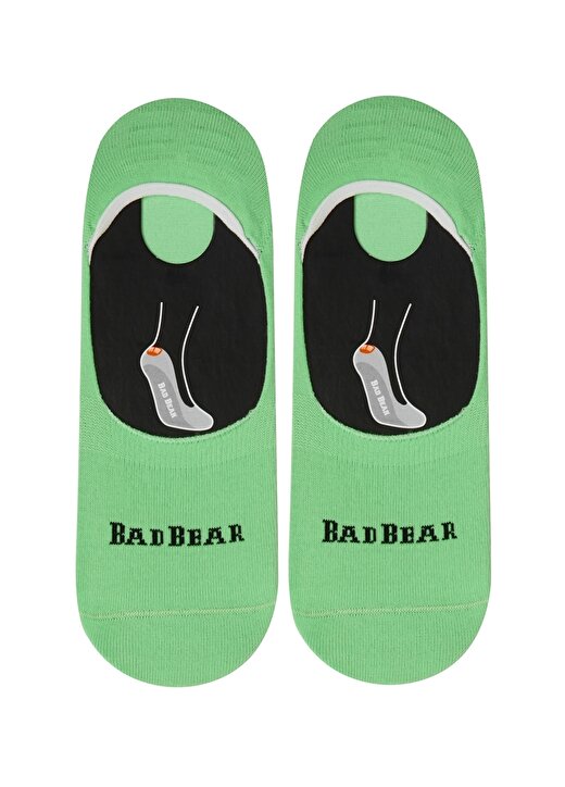 Bad Bear Neon Fıstık Yeşili Çorap 1