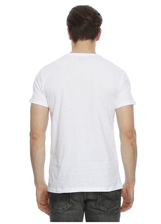 Koton Beyaz T-Shirt 4