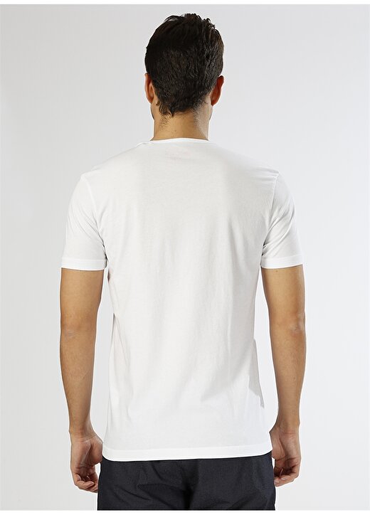 Mustang Baskılı Beyaz T-Shirt 4
