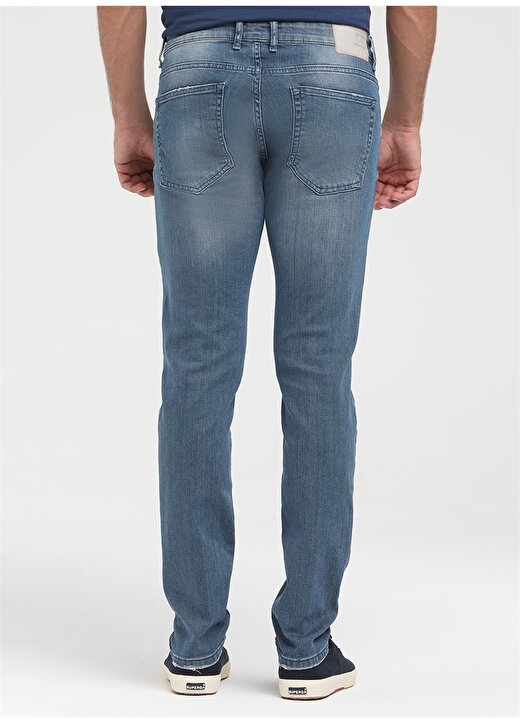 Lee Cooper Mavi Klasik Pantolon 4