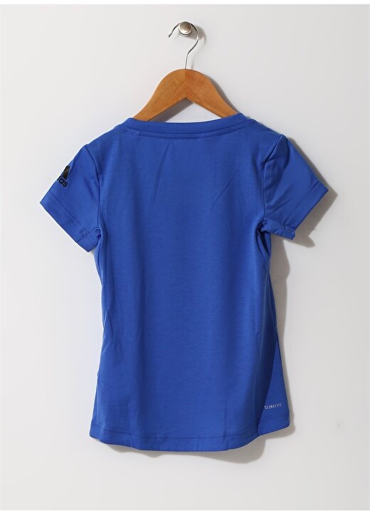 Adidas 81-CF7220-YG Prime Bisiklet Yaka Kısa Kollu Mavi Kız Bebek T-Shirt 2