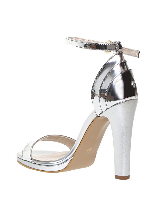 Pierre Cardin Kadın Gümüş Topuklu Ayakkabı 2