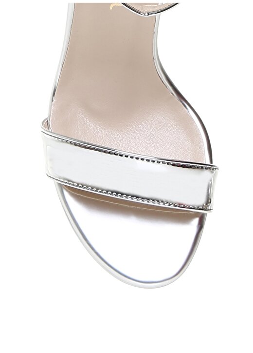 Pierre Cardin Kadın Gümüş Topuklu Ayakkabı 4