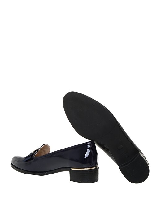 Pierre Cardin Kadın Lacivert Rugan Topuklu Ayakkabı 3